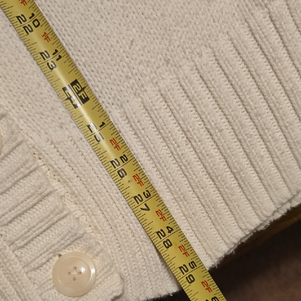 Old Navy Women's Cream Colored Cardigan - Picture 10 of 11